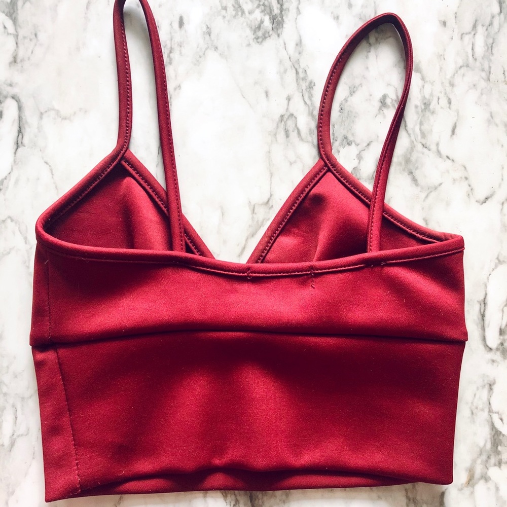 Red Crop Top - Picture 2 of 3